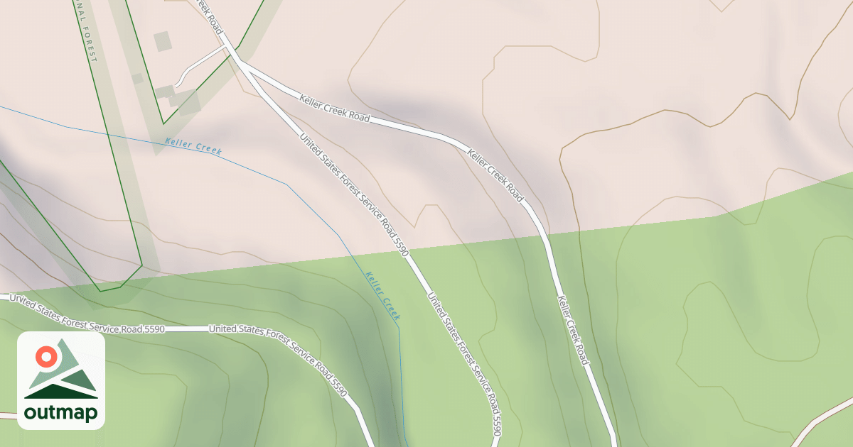 Map of USFS National Forest System Roads {1BEDA82E-40DF-4078-AFBC-509064753378}