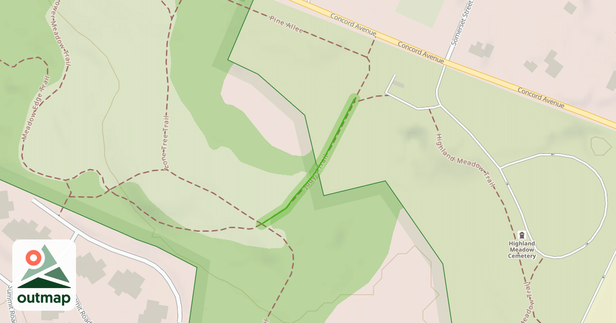 Map of Judy's Trail