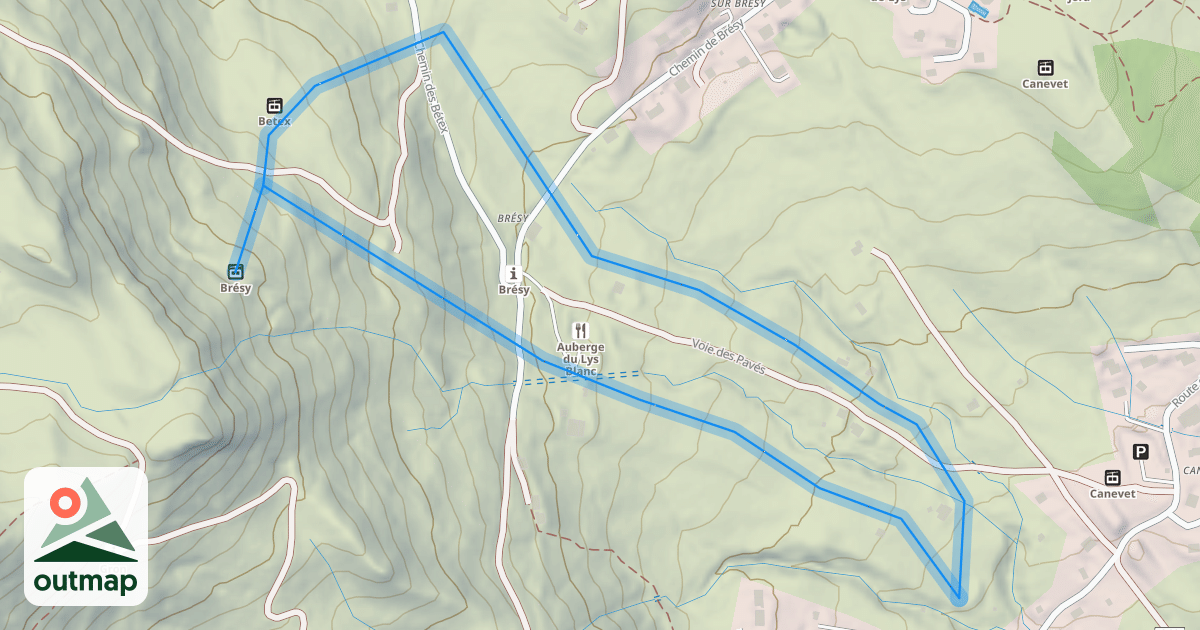 Map of Brésy