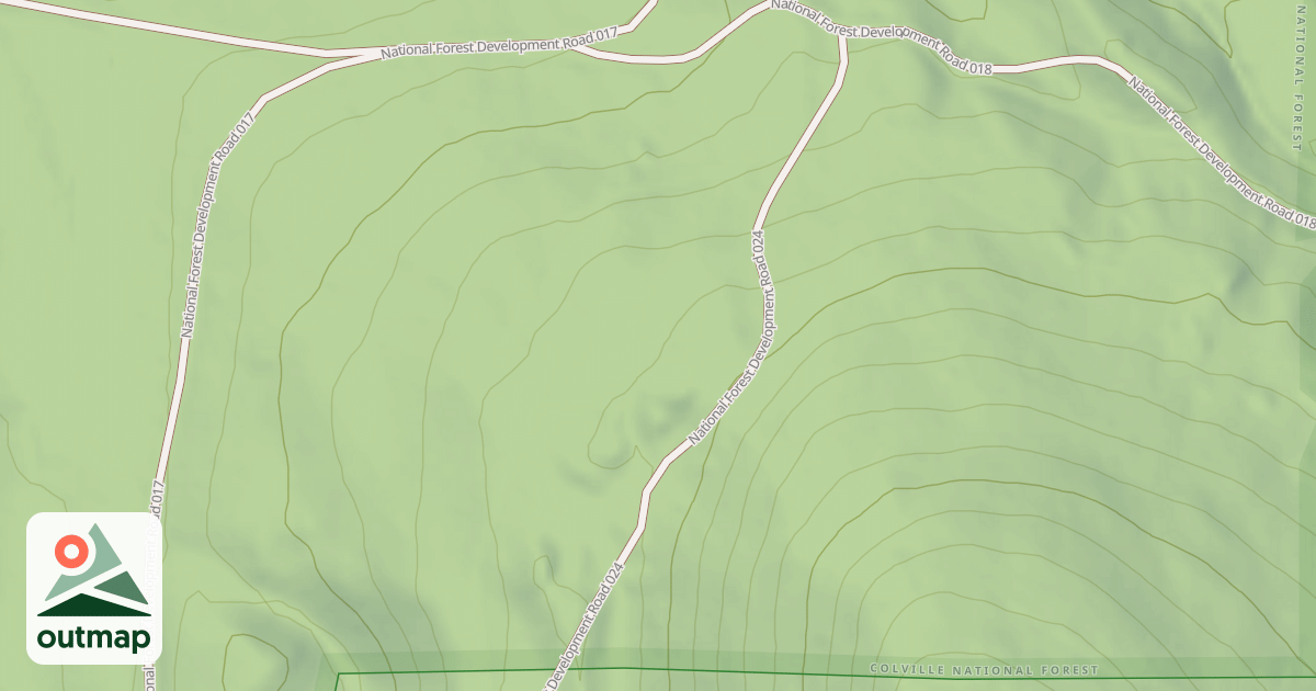 Map of USFS Motor Vehicle Use Map Roads {A72E3931-1CAB-4596-B294-A3668866877E}