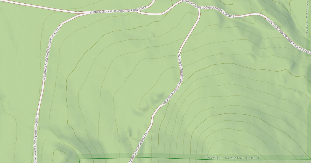Map preview of USFS Motor Vehicle Use Map Roads {A72E3931-1CAB-4596-B294-A3668866877E}