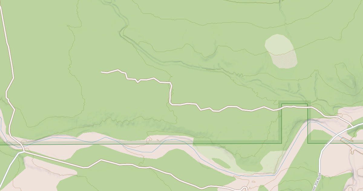 Map preview of USFS National Forest System Roads {0B2F1C4C-F5E2-4A51-BC57-58AB39F59431}
