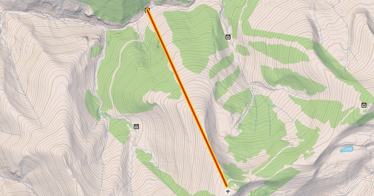 Map preview of Skyline Express Lift