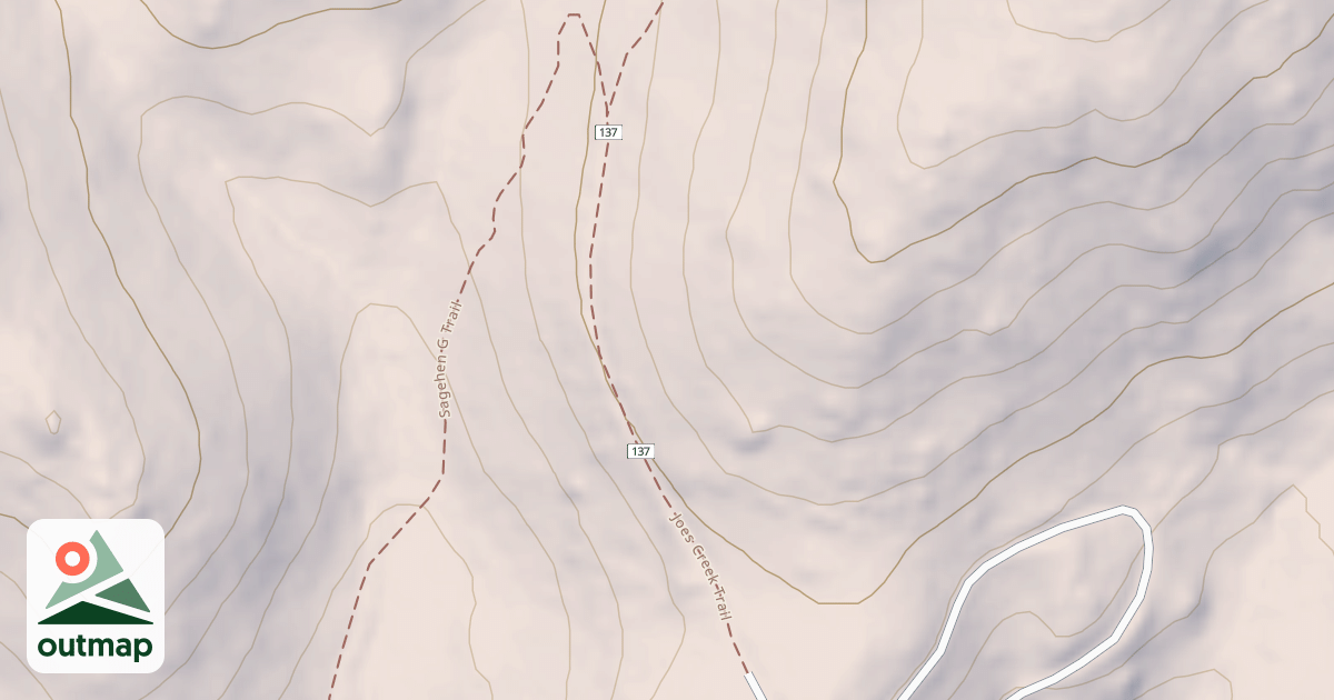 Map of JOE'S CREEK in Gem