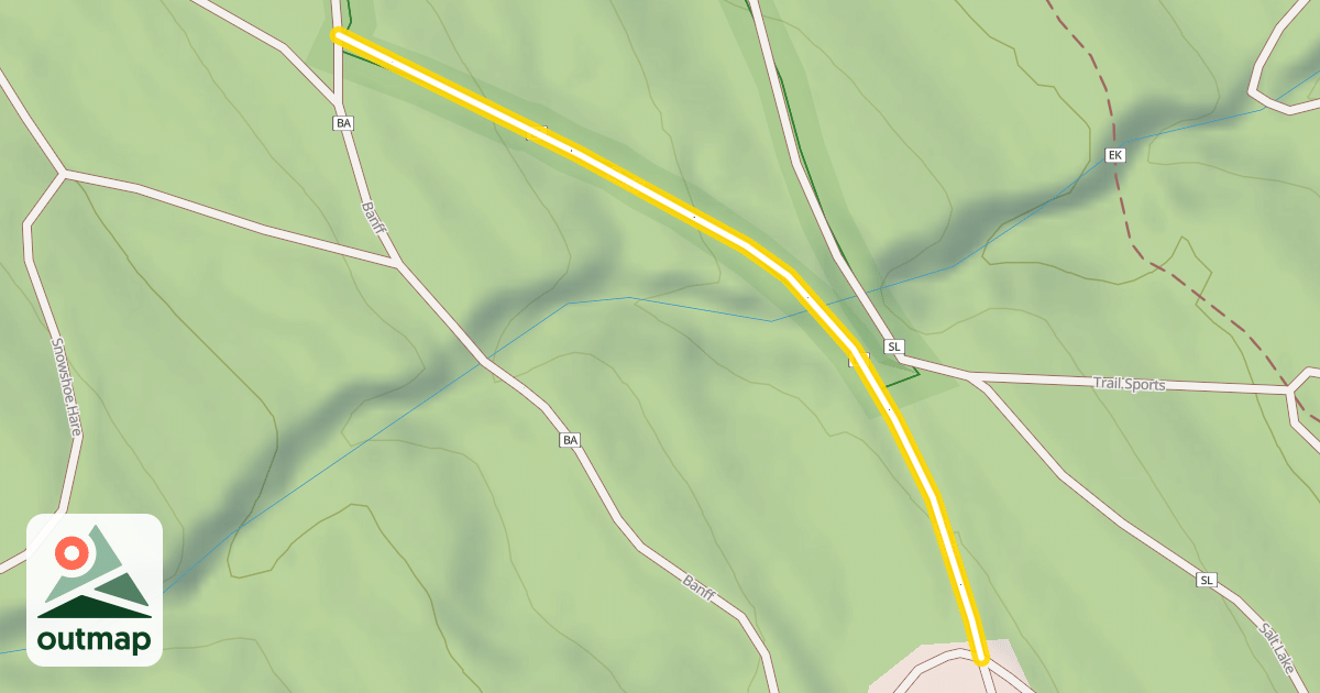 Map of Banff