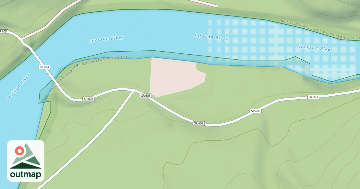 Map of MCCLINTIC BRIDGE PARKING LOT
