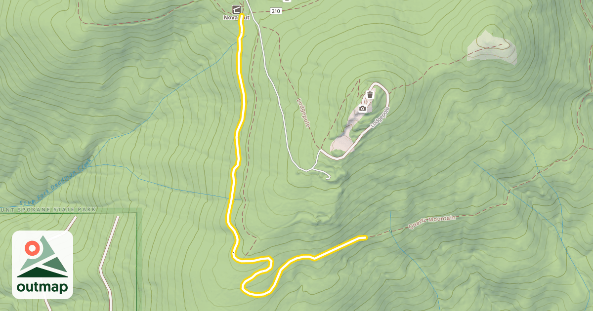 Map of Quartz Mountain