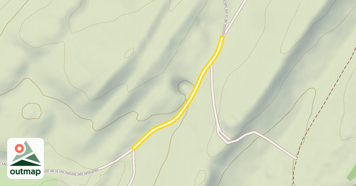 Map of Impasse de la Vie Neuve des Molunes