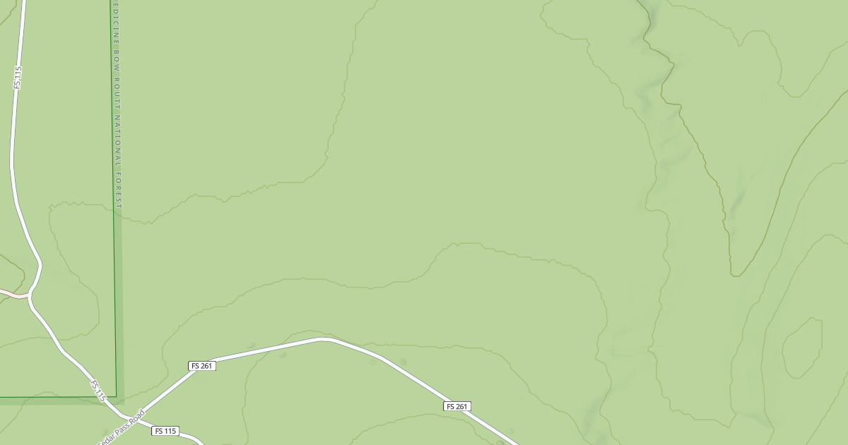 Map preview of CEDAR BUCK
