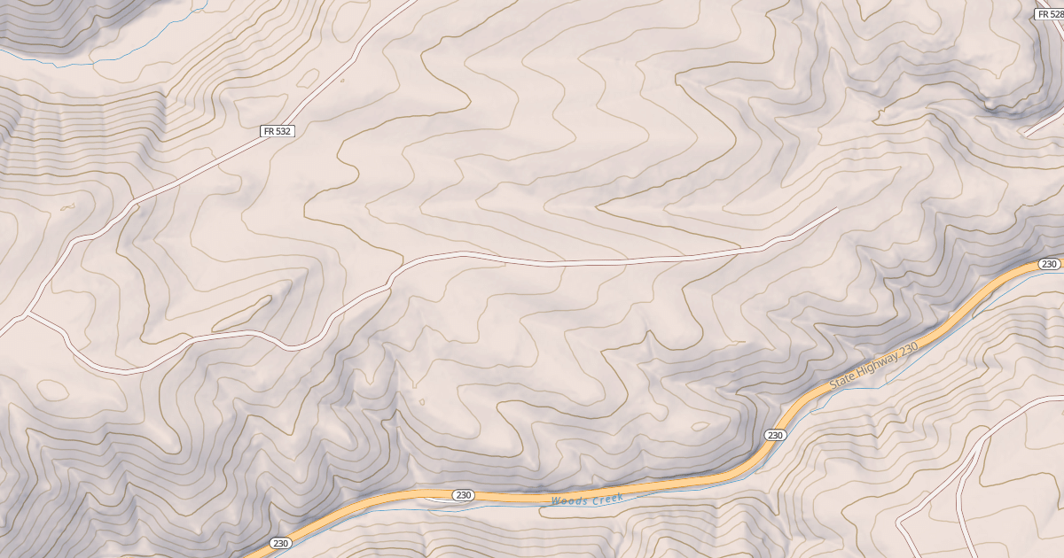 Map preview of FOX CREEK SPUR I