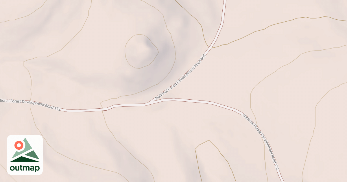 Map of CHICKEN CREEK RD CUTOFF