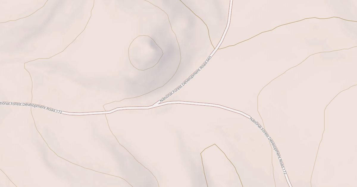 Map preview of CHICKEN CREEK RD CUTOFF