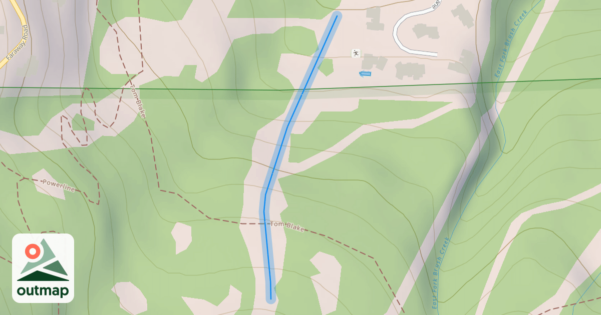 Map of Cascade (Lower)