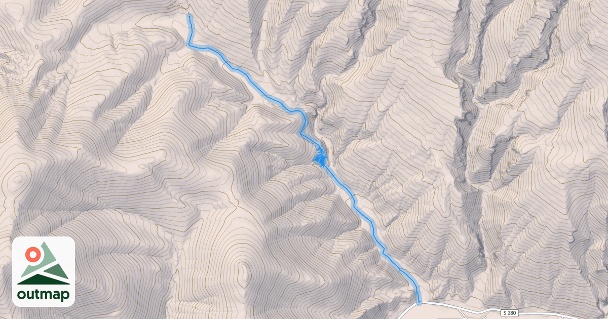 Map of Bear Trap Gulch