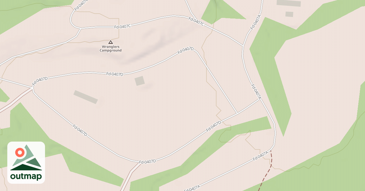 Map of D CAMPSITE ACCESS (11-18)
