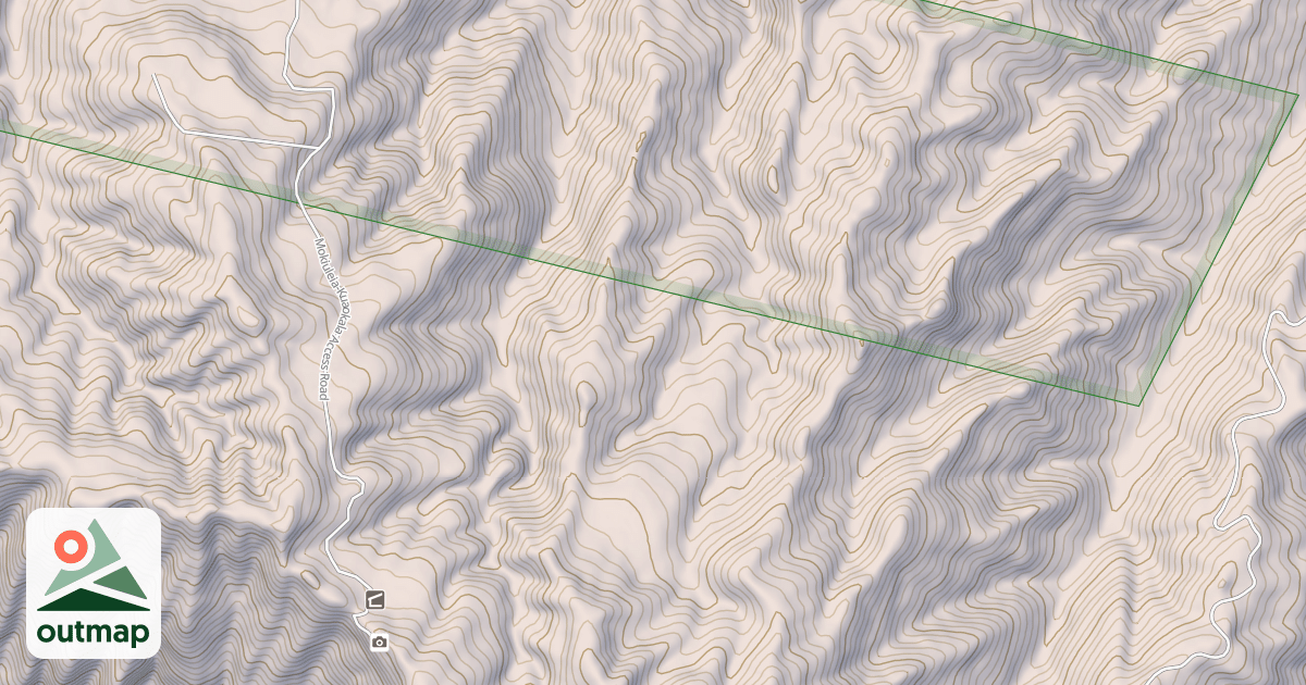 Map of Mokuleia Trail