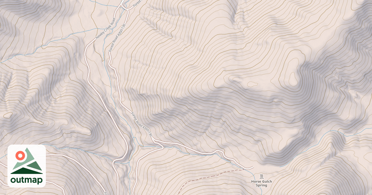 Map of HORSE GULCH