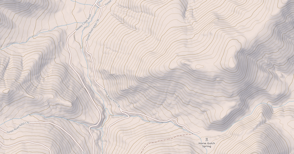 Map preview of HORSE GULCH