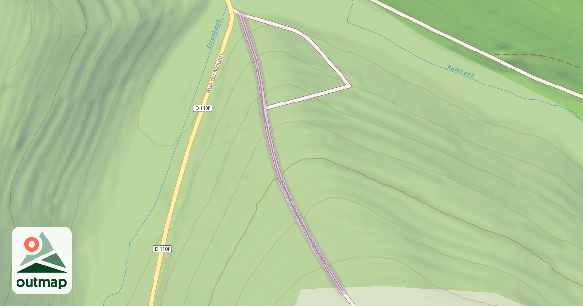 Map of Chemin de Montbronn à Rohrbach