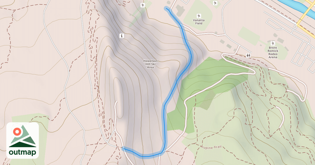 Map of Wren's Run