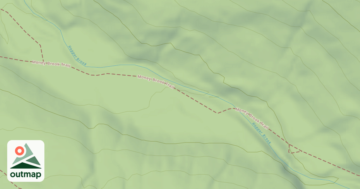 Map of Money Brook Trail