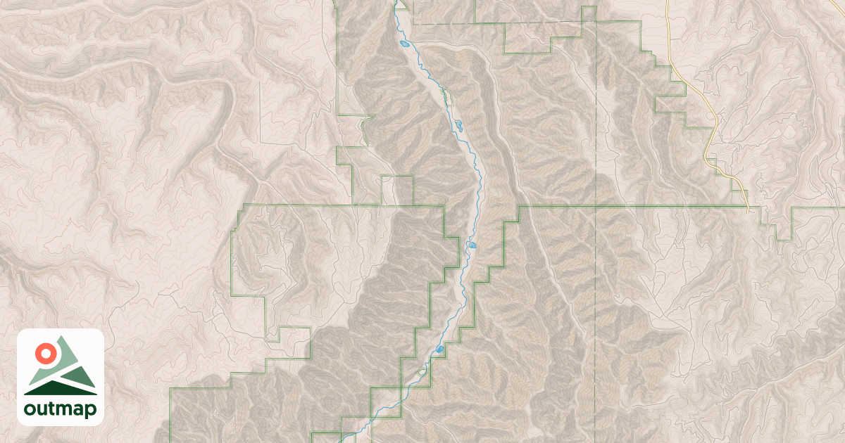 Map of TUCANNON RIVER ROAD