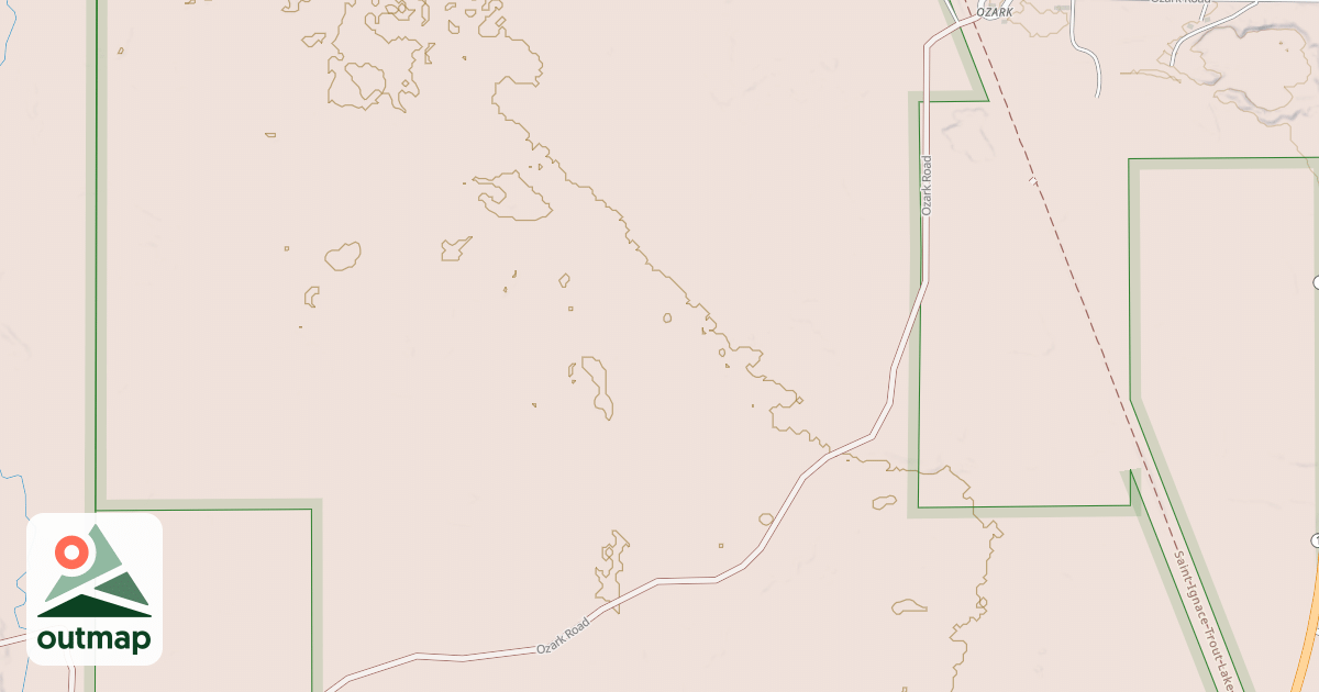 Map of MUD CREEK