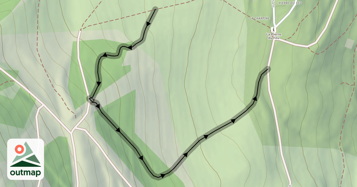 Map of DH Motte O Raide