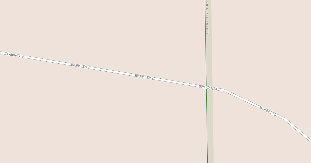 Map preview of Warroad/Roseau Trails