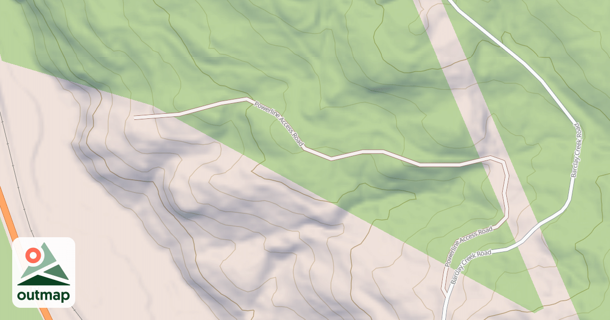 Map of POWERLINE ACCESS