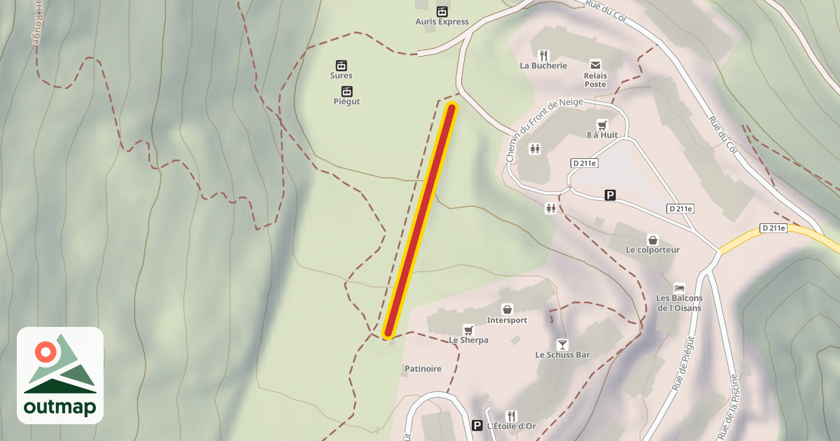 Map of Bauchets