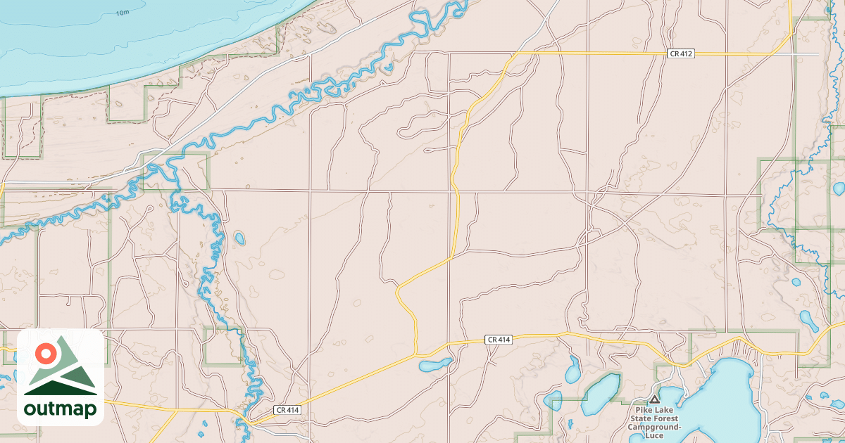 Map of Two-heart Trail