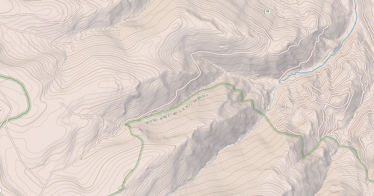 Map preview of SOUTH FORK BURNT RIVER ROAD