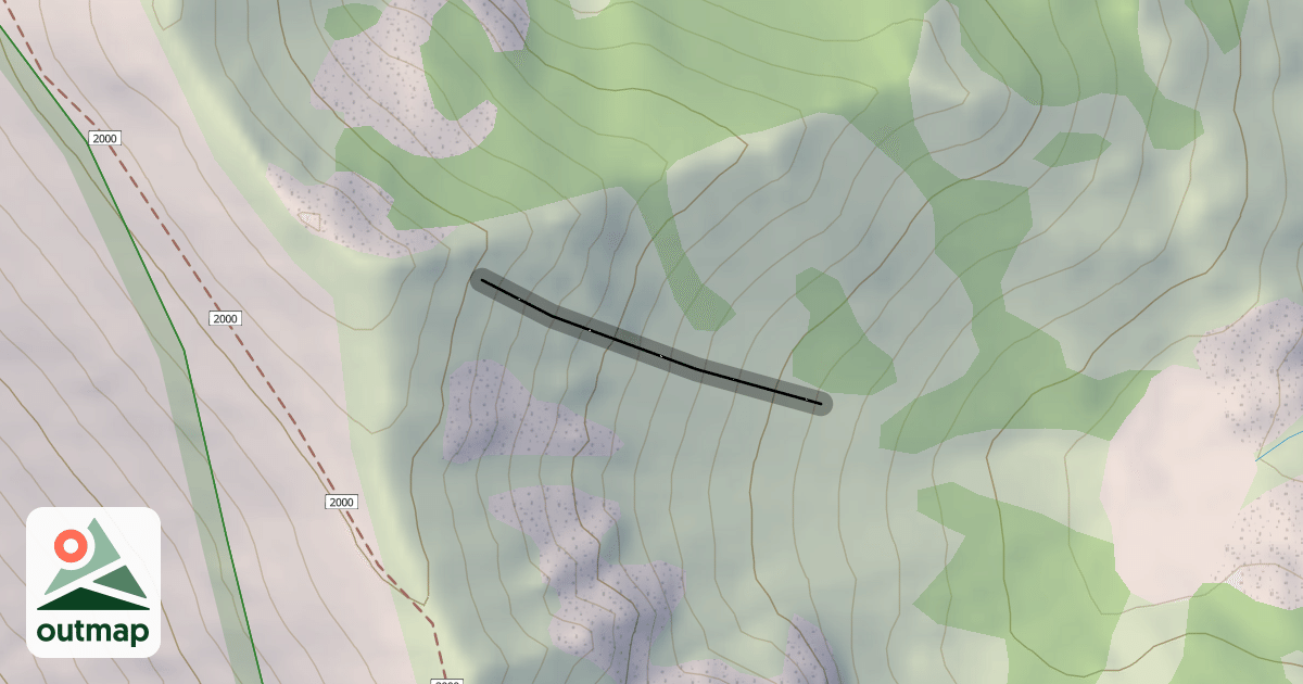 Map of North Cirque