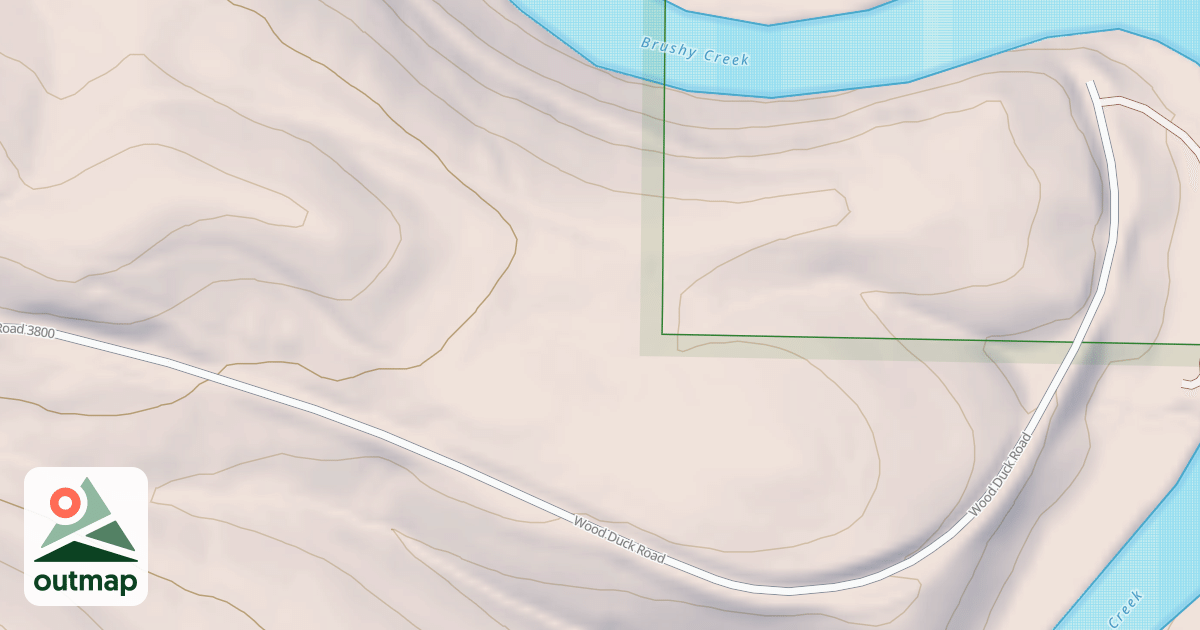Map of WOOD DUCK