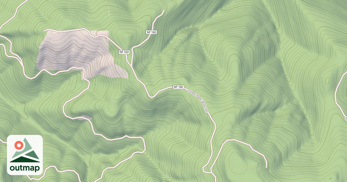 Map of FOUR SPRINGS T.S.