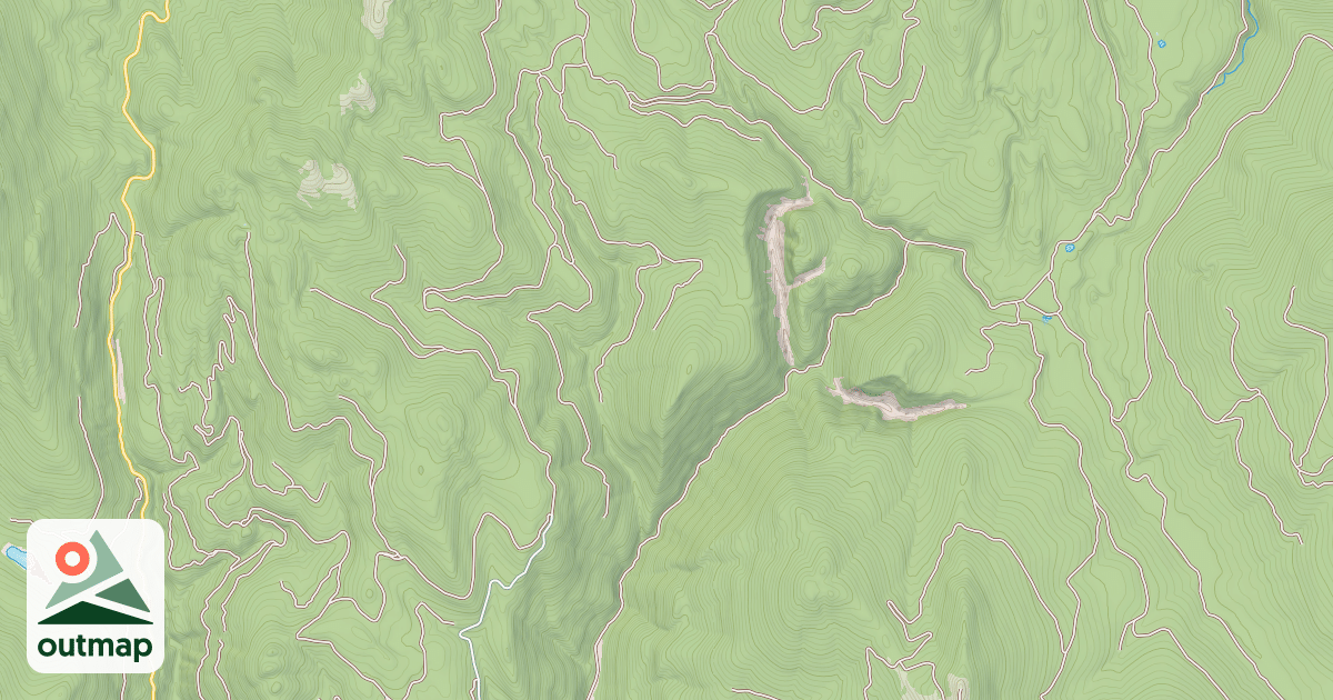 Map of Deception Cr Snowmobile Loop