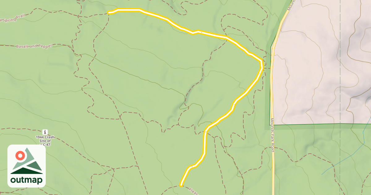 Map of John Minix Trail