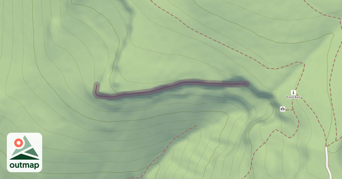 Map of falaise d'Eson (escalade)