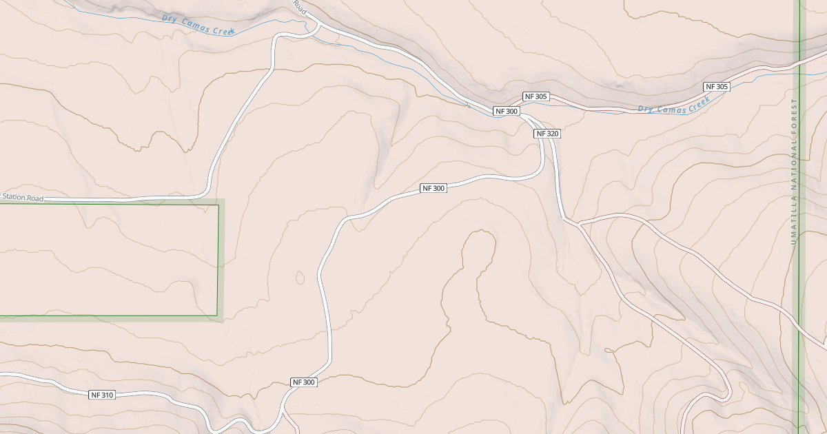 Map preview of USFS Motor Vehicle Use Map Roads {31502B46-D6B2-42E3-8AF6-A6F8824D64D7}