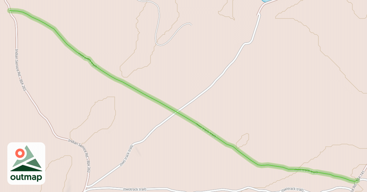 Map of (two track trail)