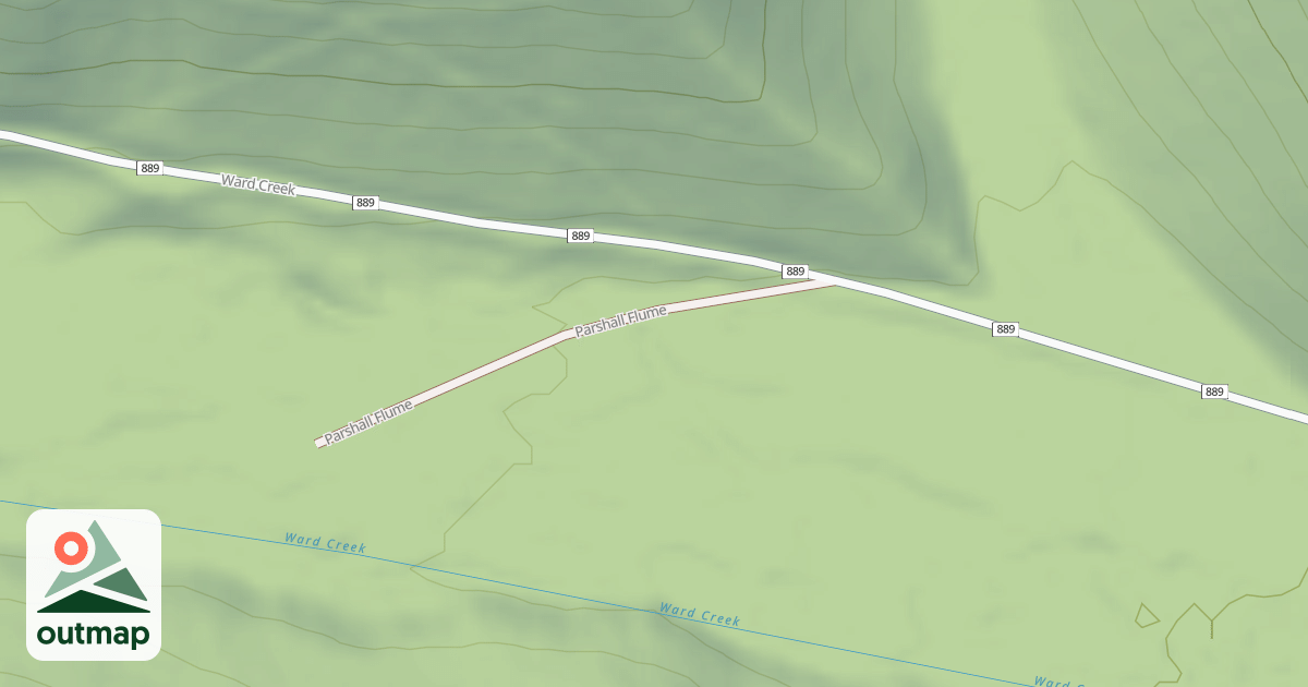 Map of PARSHALL FLUME