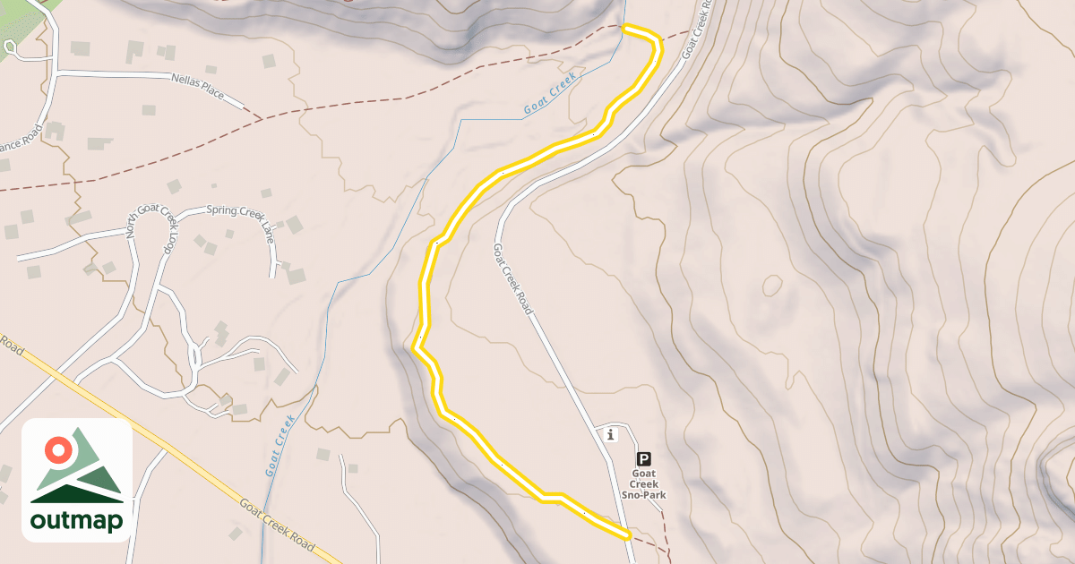 Map of Goat Creek