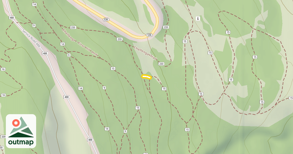 Map of Challenge - Bunny Hill Link