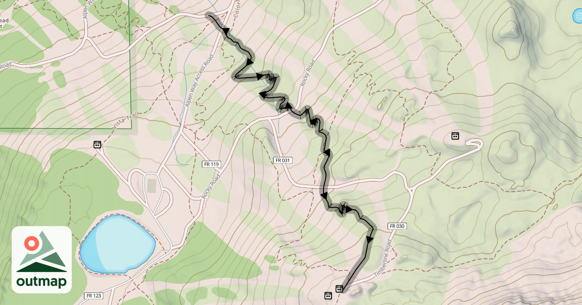 Map of Upper Lil' Gritty