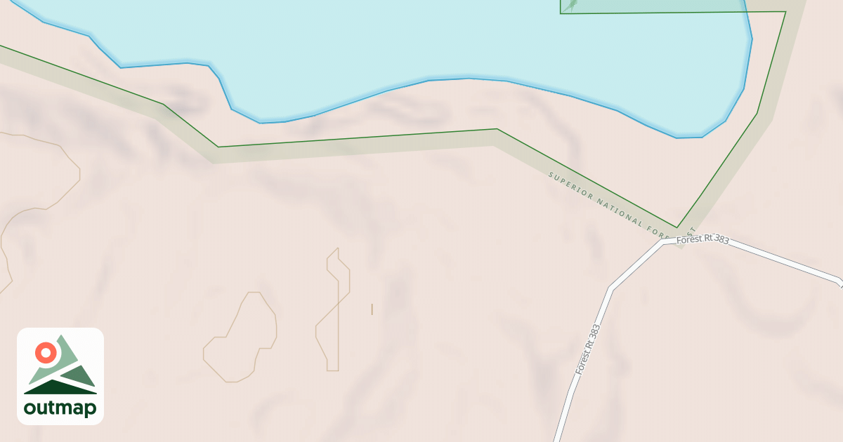 Map of BANDANA SPUR I