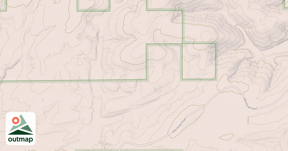 Map of BLUE RIDGE