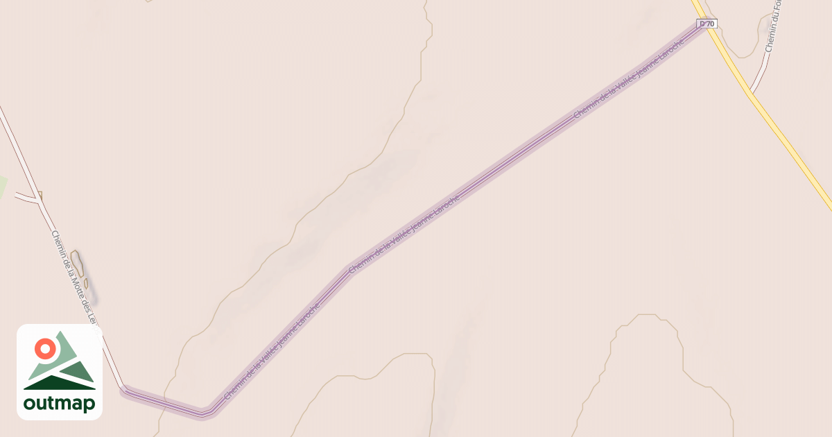 Map of Chemin de la Vallée Jeanne Laroche