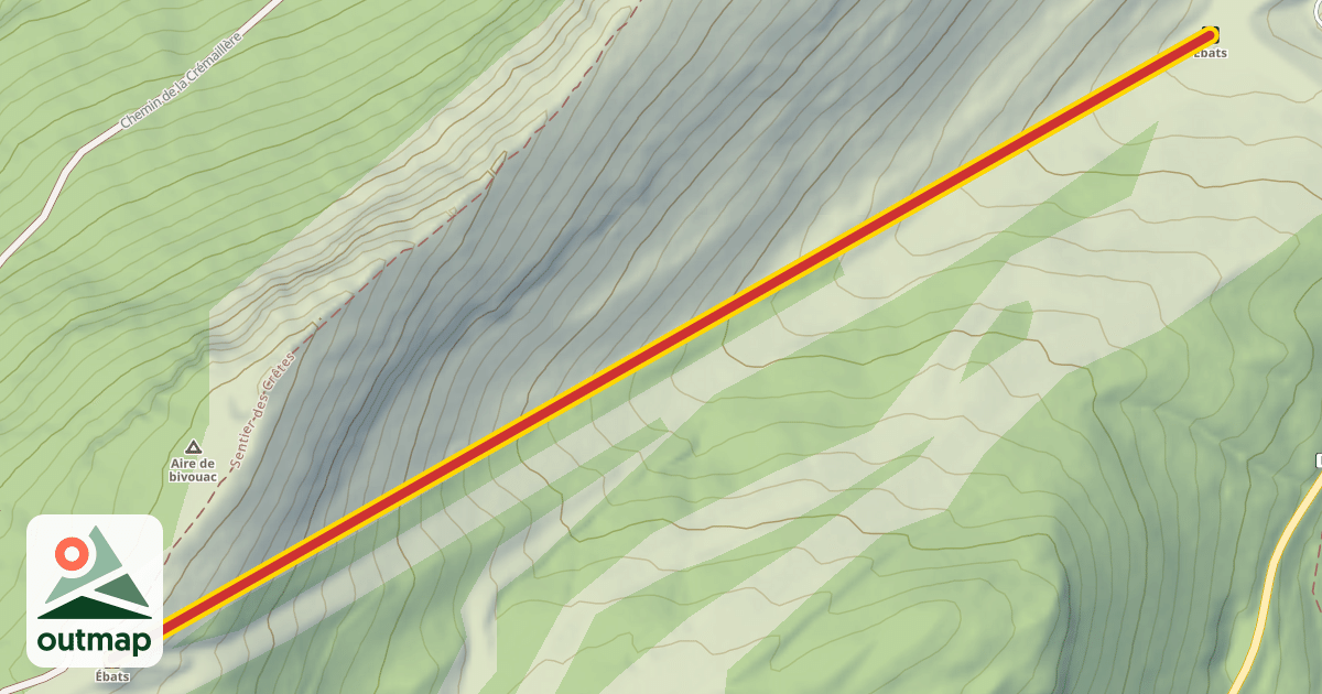 Map of Ébats