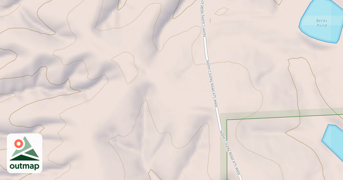 Map of WAGGONER POND SOUTH